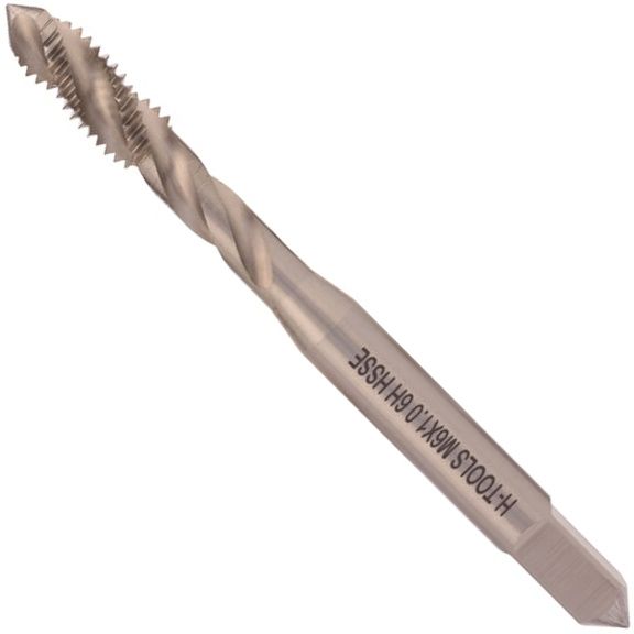 Метчик машинно-ручной спиральный М5х0,8 мм ISO 529 HSSE H-Tools 203831-A2-0050, метрическая резьба - фото