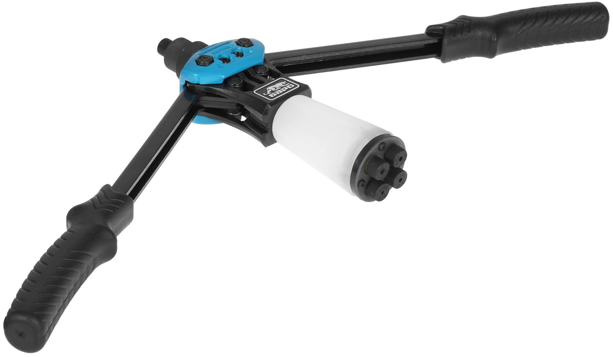 Заклепочник вытяжной двуручный (2.4-6.4 мм) 310 мм, БАРС 40431 - фото