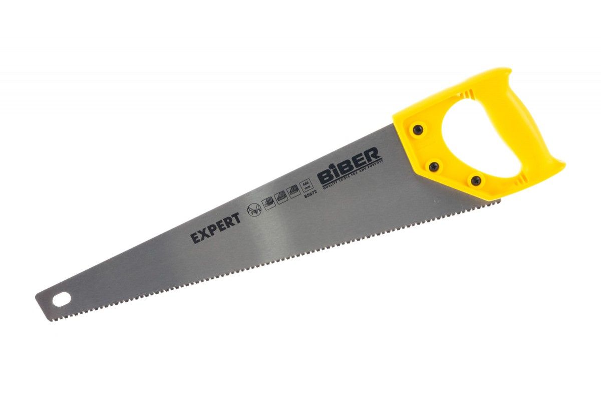 Ножовка по дереву Эксперт TPI 4 500 мм BIBER 85673 - фото