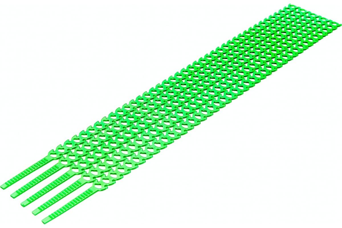 Стяжка нейлоновая T-flex 300 Fortisflex, цветная (20шт) - фото