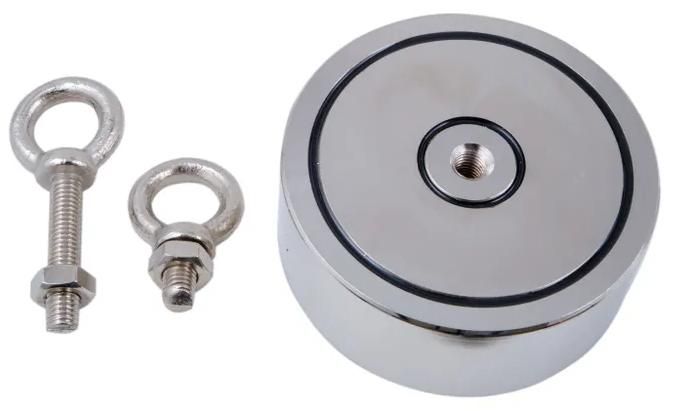 Магнит неодимовый двухсторонний поисковый F400х2 00362 - фото