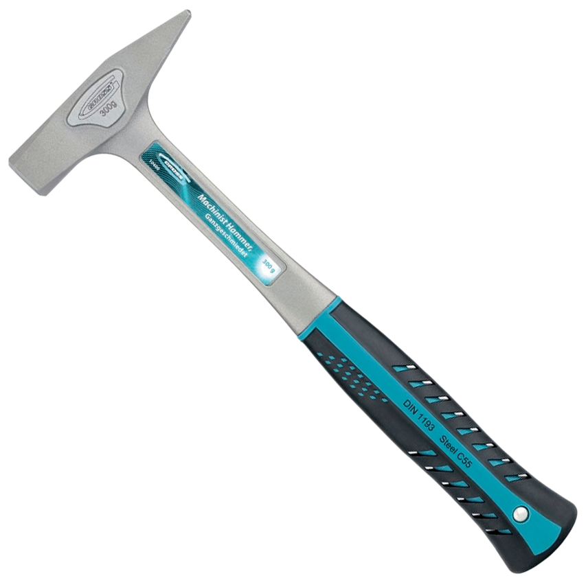 Изображение товара Молоток слесарный цельнокованый Gross 10400 300 г профессиональный инструмент