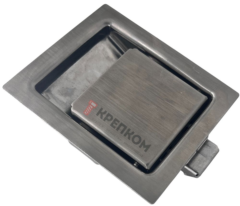 Замок внутренний с защелкой N67C, нержавеющая сталь - фото