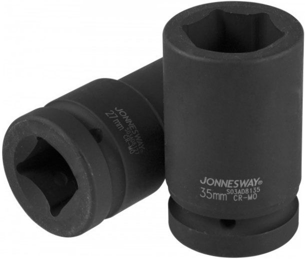 Изображение товара Торцевая ударная головка глубокой 60 мм 1"DR Jonnesway S03AD8160