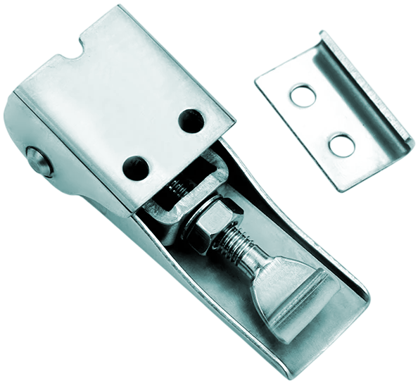 Защелка скрытого типа L=83 B67-7, оцинкованная сталь - фото