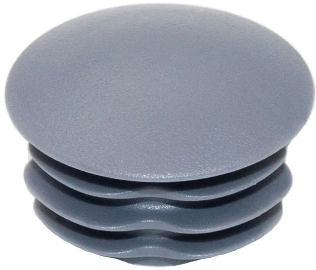 Заглушка внутренняя для круглых труб ДЧН, пластик, цвет в ассортименте - фото