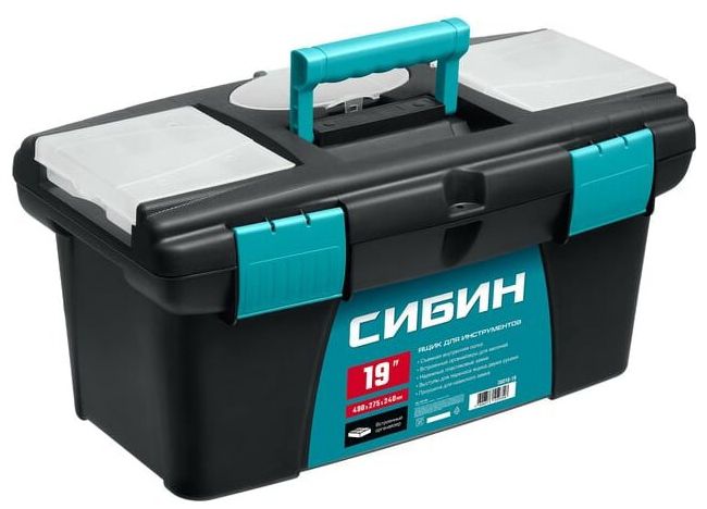 Изображение товара Ящик для инструментов 19" СИБИН 38010-19 Изображение товара Ящик для инструментов 19" СИБИН 38010-19