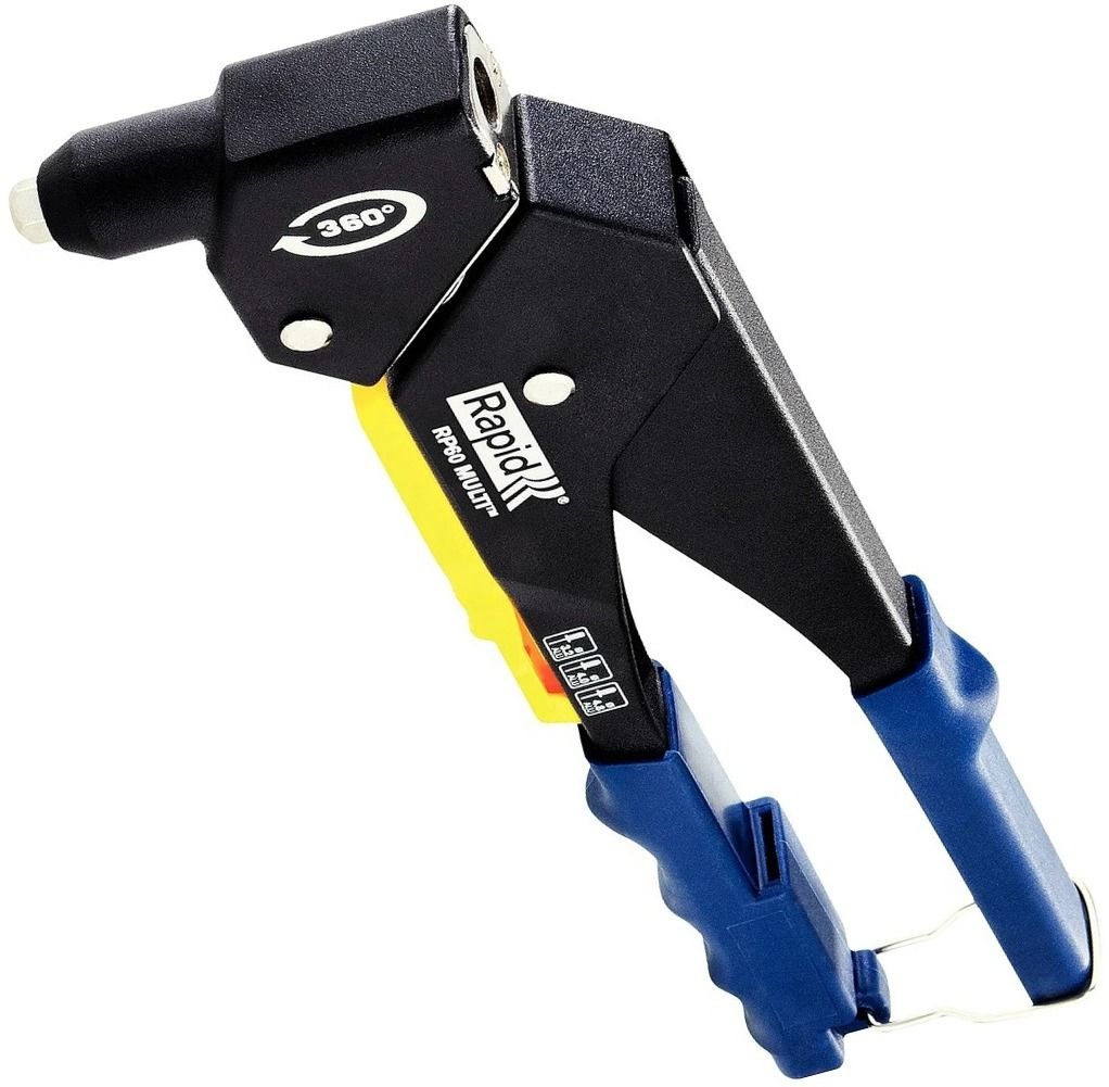 Заклепочник RP60 для вытяжных заклёпок 3,2 - 4,8 мм универсальная насадка поворотный 360° Rapid Multi 5001140 - фото