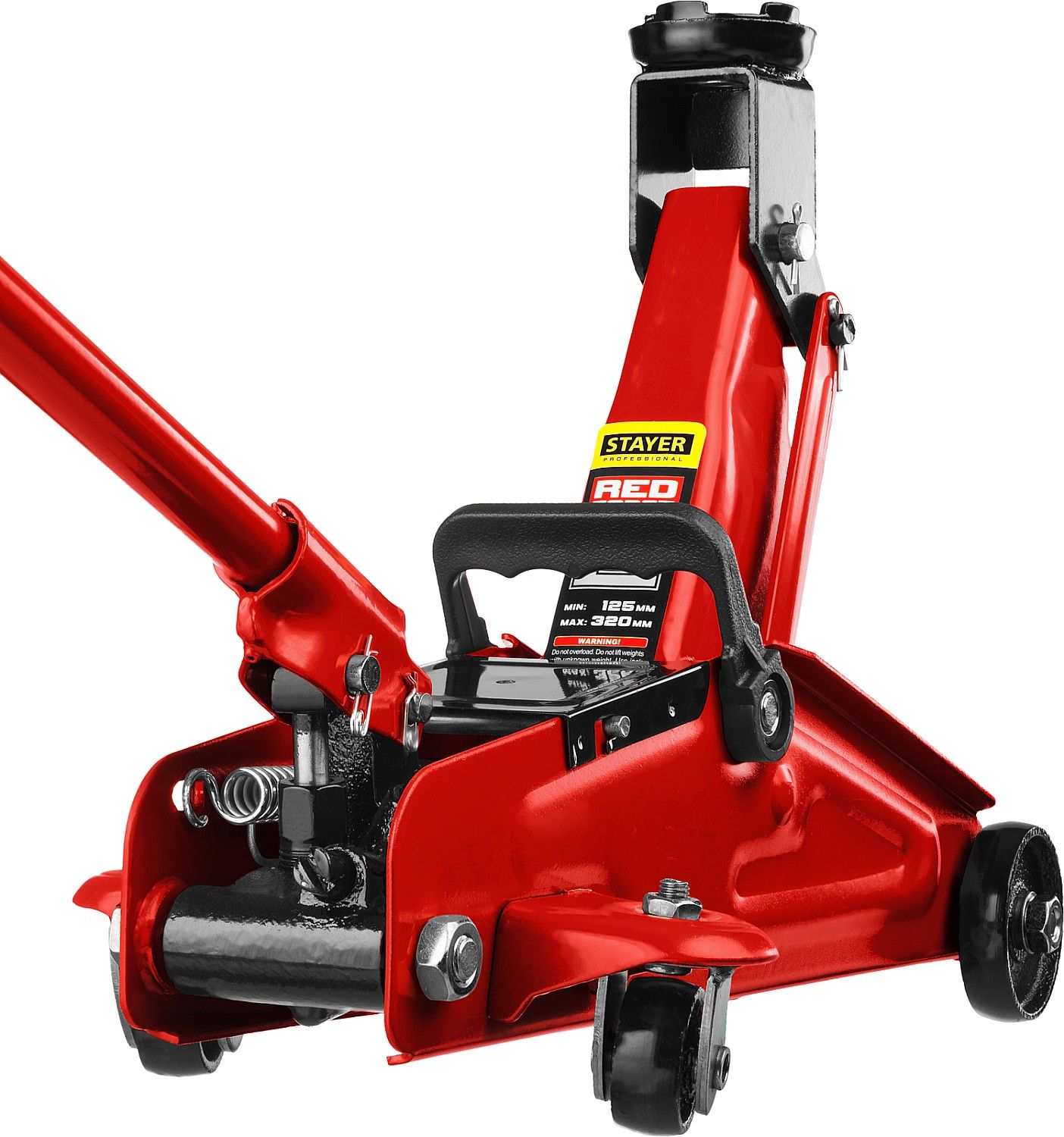 Домкрат подкатной 2 т 125-320 мм Stayer Red Force R-22 43152-2 - фото