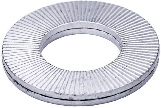 Шайба М16 DIN 25201 (аналог Nord-Lock) широкая, сталь с покрытием Delta-Protekt - фото