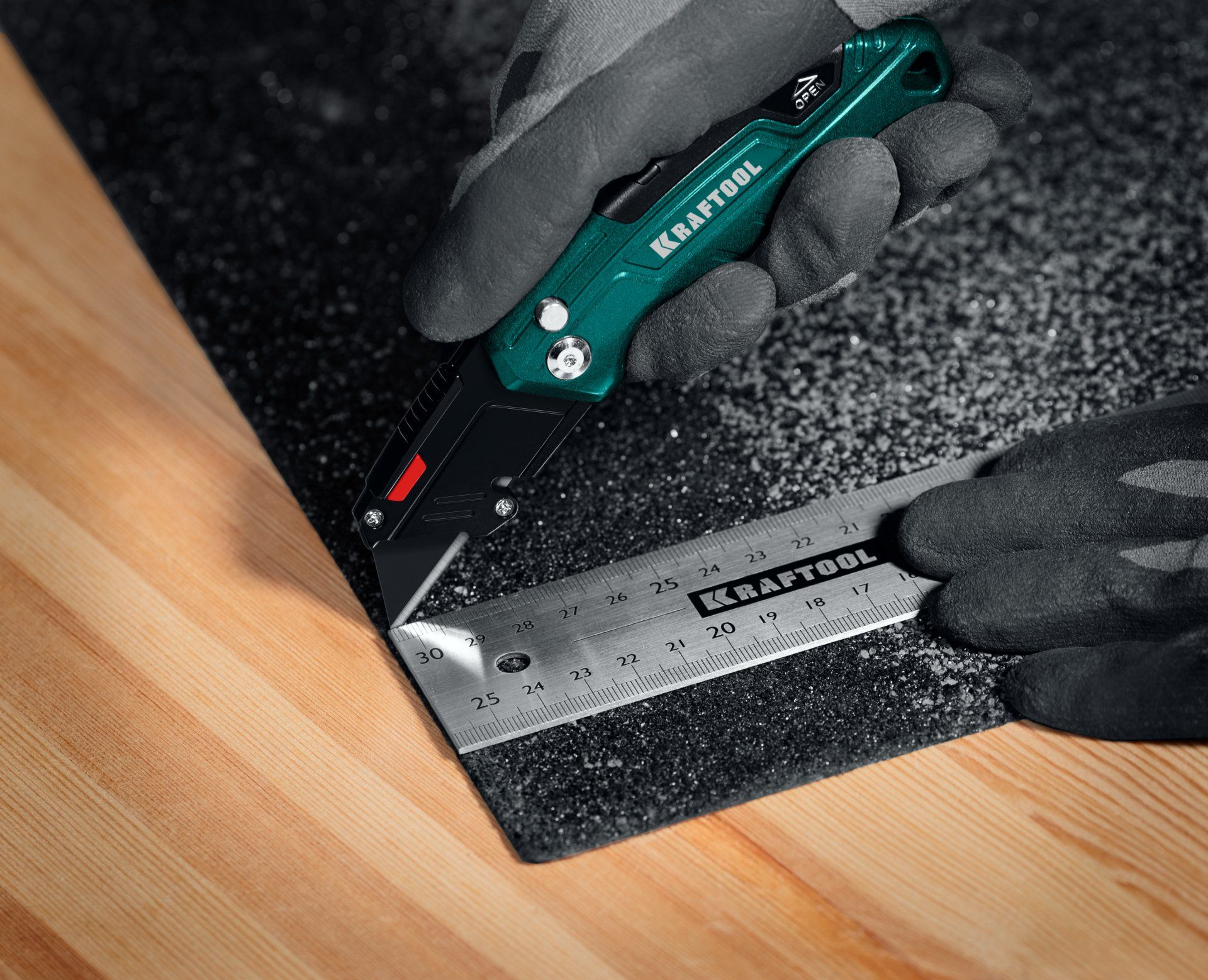 Лезвия трапециевидные BlackMax-A24 Kraftool 09624-S10, 10 шт - фото