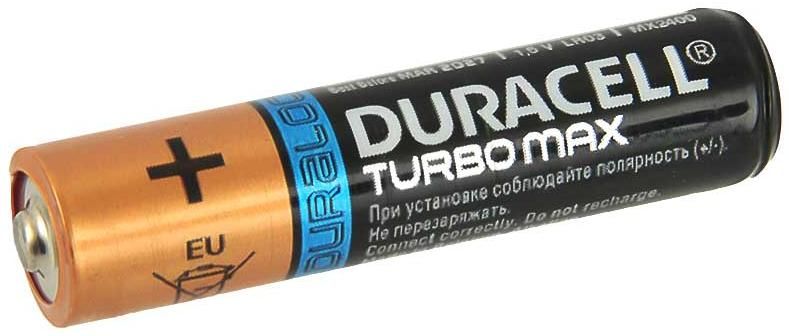 Батарейка Duracell Turbo Max LR03 BL2 - фото