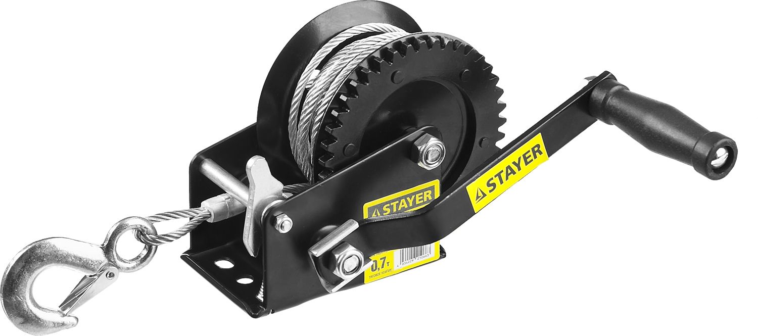Лебедка ручная барабанная Stayer MaxPull - фото