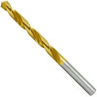 Сверло спиральное по металлу 10,2х133/87 мм DIN 338 тип N HSS-G TiN 118° Terrax by Ruko 250102TX