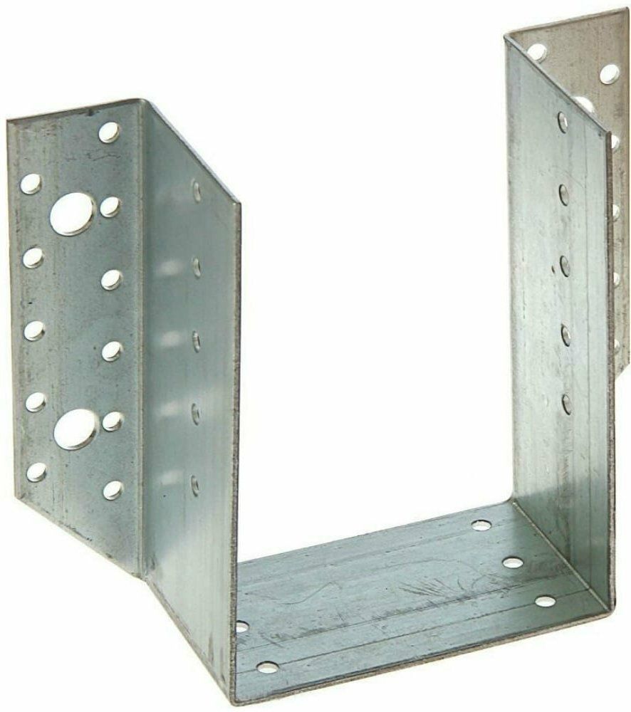 Опора бруса раскрытая OBR R 50х90х90х2 мм, горячеоцинкованная сталь - фото