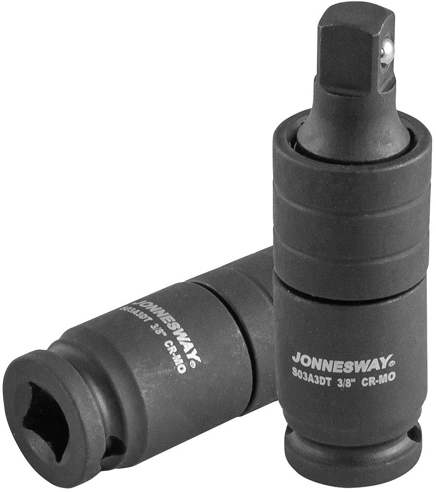 Шарнир карданный ударный трехсекционный 3/8"DR, Jonnesway S03A3DT - фото