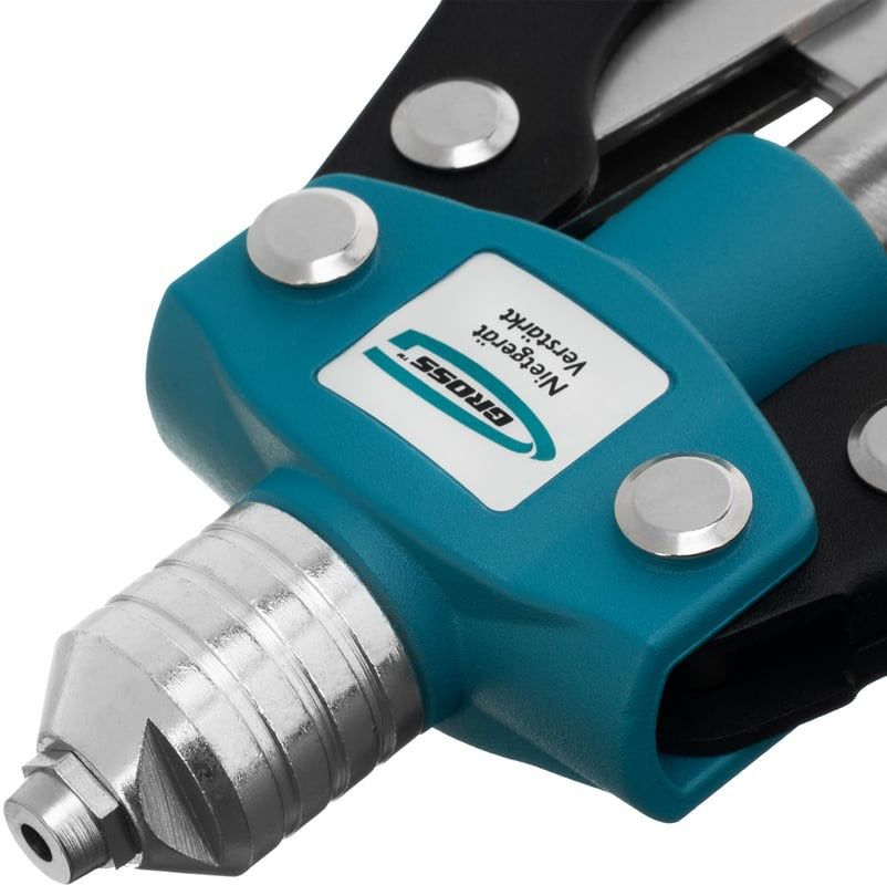 Заклепочник вытяжной двуручный 3.2-6.4 мм усиленный, Gross 40409 - фото