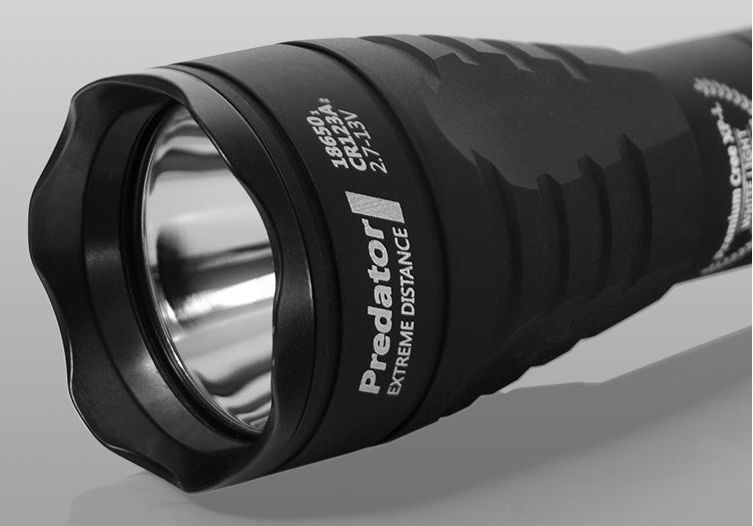 Фонарь светодиодный тактический Armytek Predator XP-L HI F01603BC, 1000 люмен, белый свет - фото