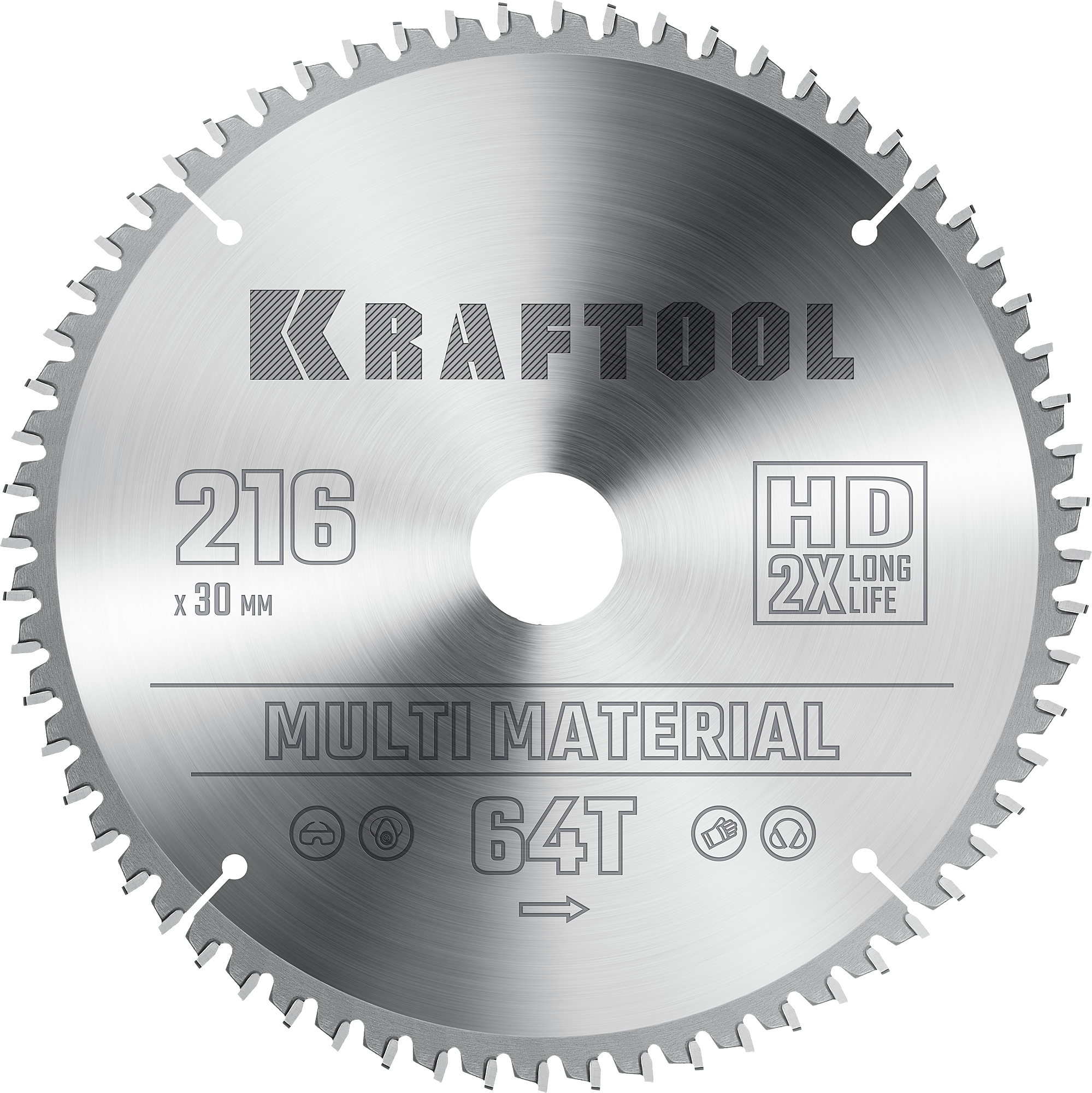 Диск пильный по алюминию 300х30 мм 80Т Multi Material Kraftool, 36953-300-30 - фото