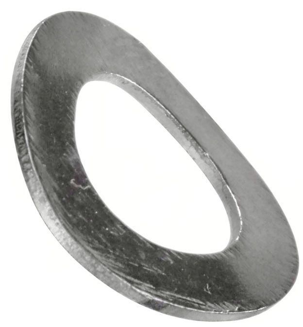 Шайба пружинная изогнутая волнистая М18 DIN 137 форма B, нержавеющая сталь А2 - фото