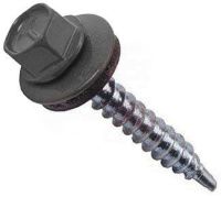 Саморез кровельный со сверлом 5,5х32 RAL 7024 графитовый серый