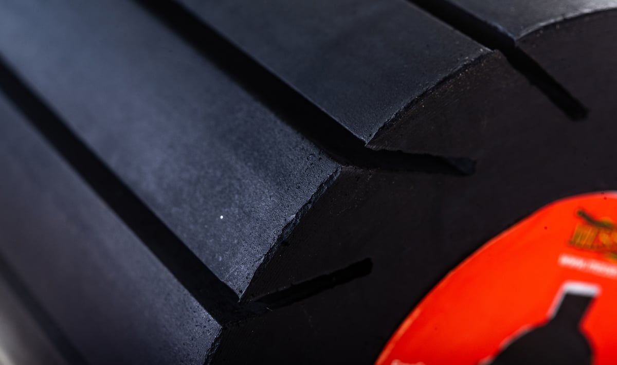 Барабан для шлифовального рукава 90х100 посадка 19 мм (открытый паз) резиновый Messer 11-57-022 - фото