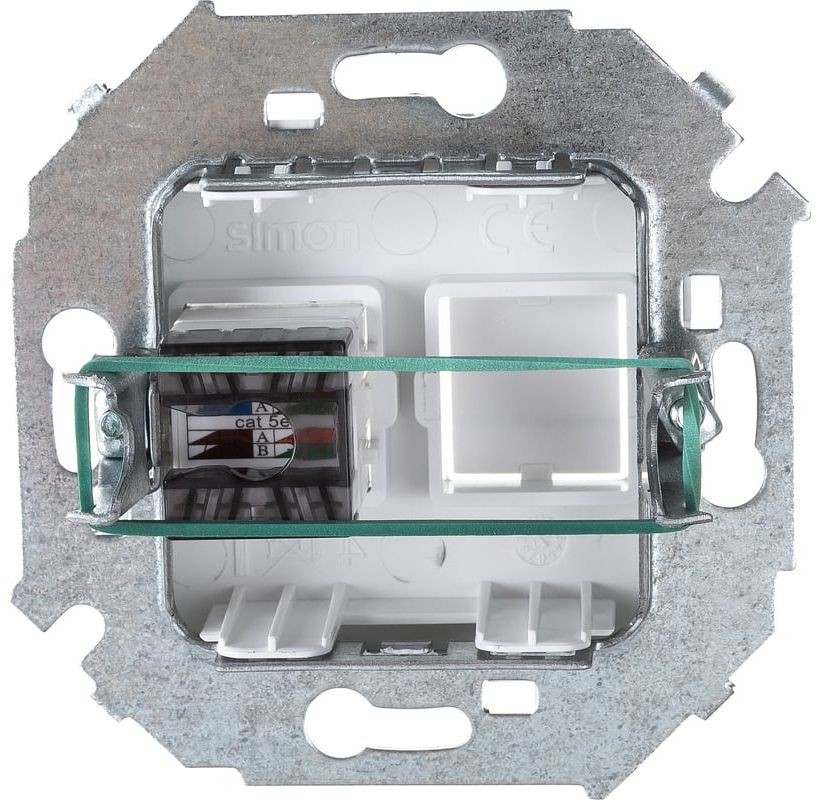 Розетка компьютерная RJ45 Simon 1591598-030 - фото