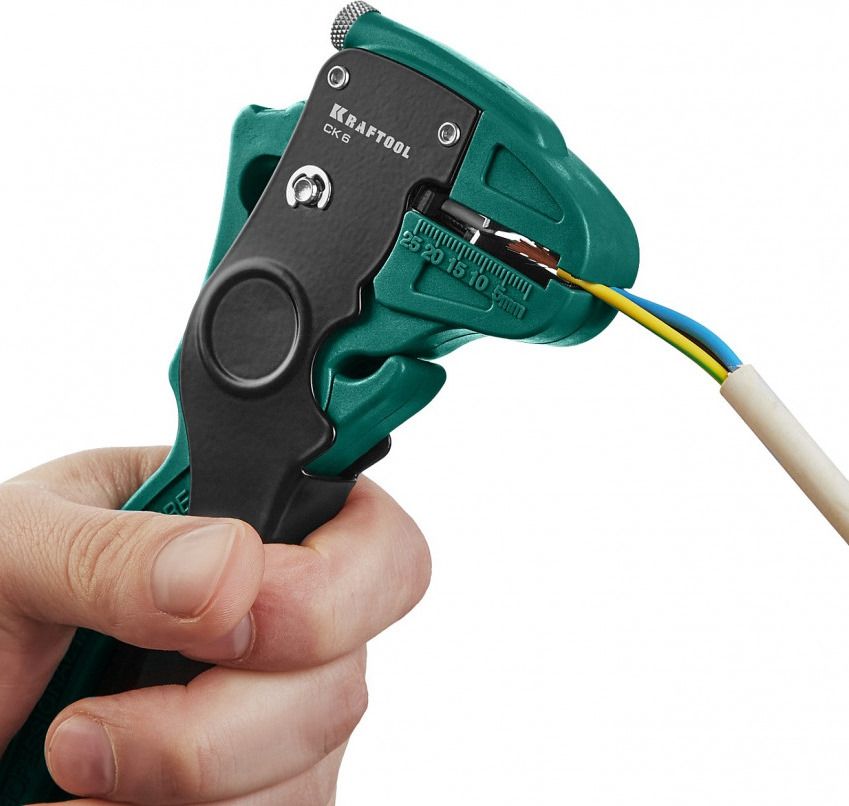 Стриппер автоматический 0,2-6 мм² Kraftool CK-6 22630 - фото