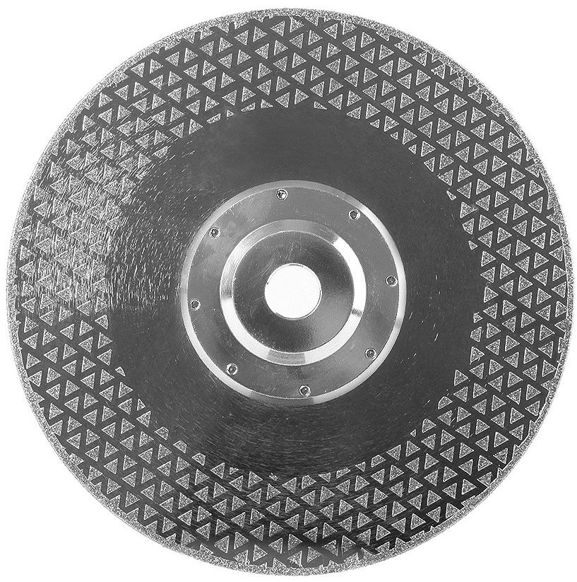Диск алмазный гальванический для резки и шлифовки мрамора M/F 230 мм, Messer 01-44-230 - фото