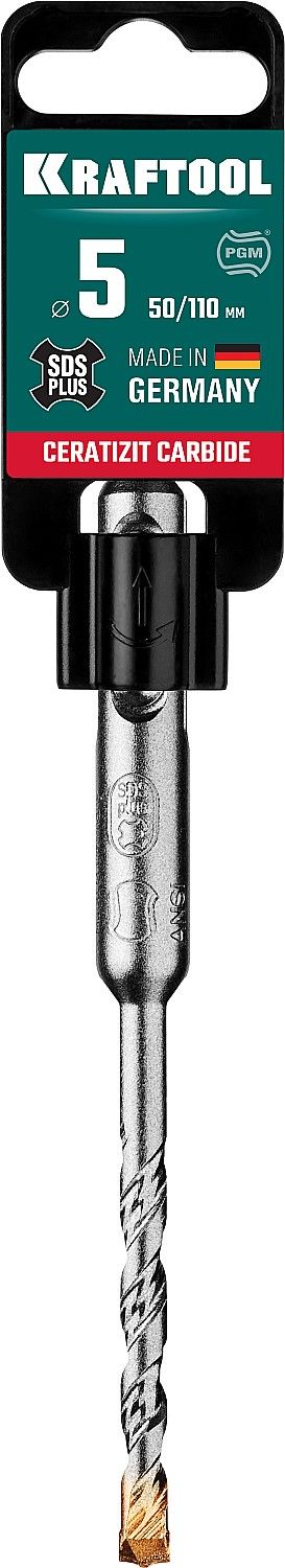 Бур по бетону с хвостовиком SDS-plus Ceratizit Carbide Kraftool - фото