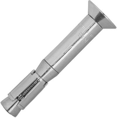 Анкер с болтом с потайной головкой М16-25/100/40 Sormat SK 9655100440, оцинкованная сталь - фото