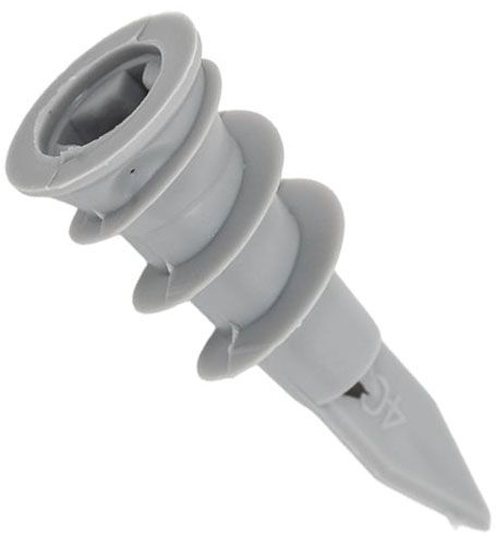 Дюбель для гипсокартона DRIVA со сверлом и шурупом, нейлон - фото