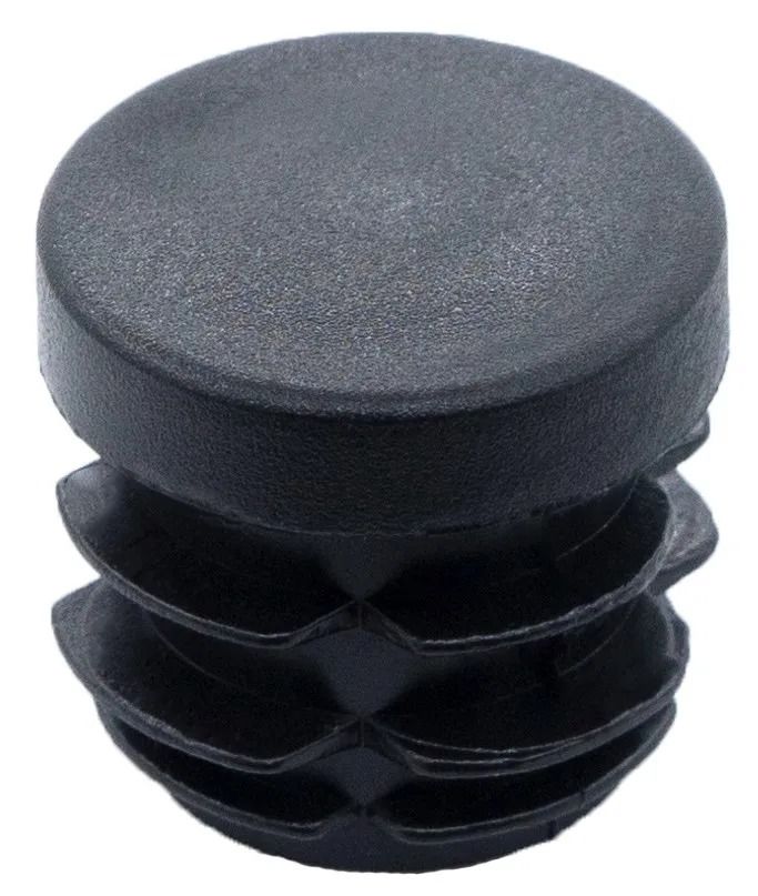 Заглушка внутренняя плоская для круглых труб ПЧК, пластик, цвет в ассортименте - фото