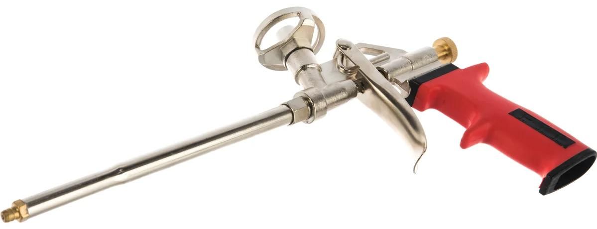 Пистолет для монтажной пены, металлический корпус с прорезиненной ручкой FIT 14274 - фото