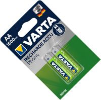 Аккумуляторы AA 1600 мАч Varta Phone Power 58399201402, в блистере 2 шт