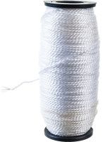 Шнур крученый полипропиленовый 1,5 мм 100 м СИБИН 50528, белый