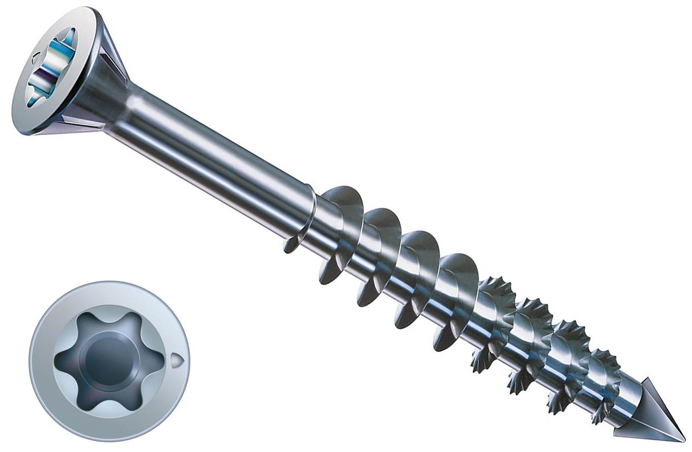 Изображение товара Саморез SPAX 0441010450453 По дереву / Конструкционный 4,5х45 с потайной головкой и T-Star