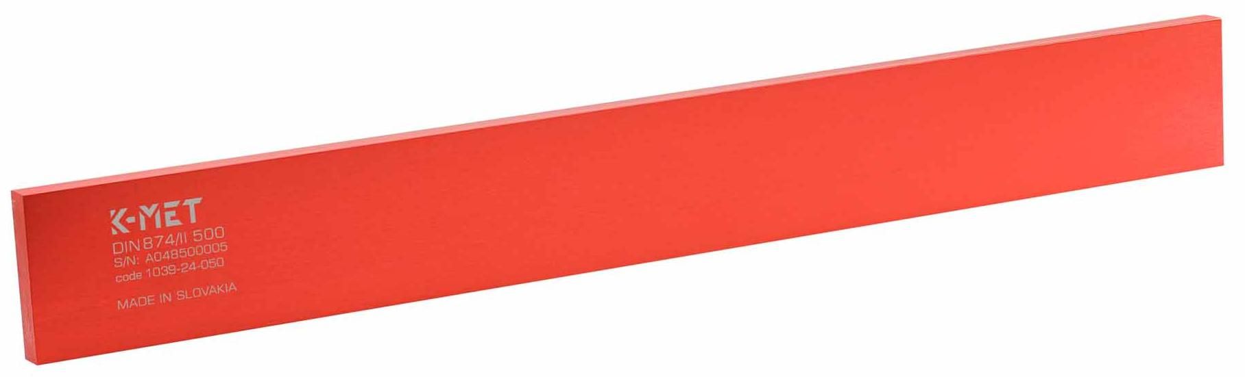 Линейка поверочная ШП-500х60х12 мм класс 2 DIN 874 Kinex 1039-24-050, алюминий - фото