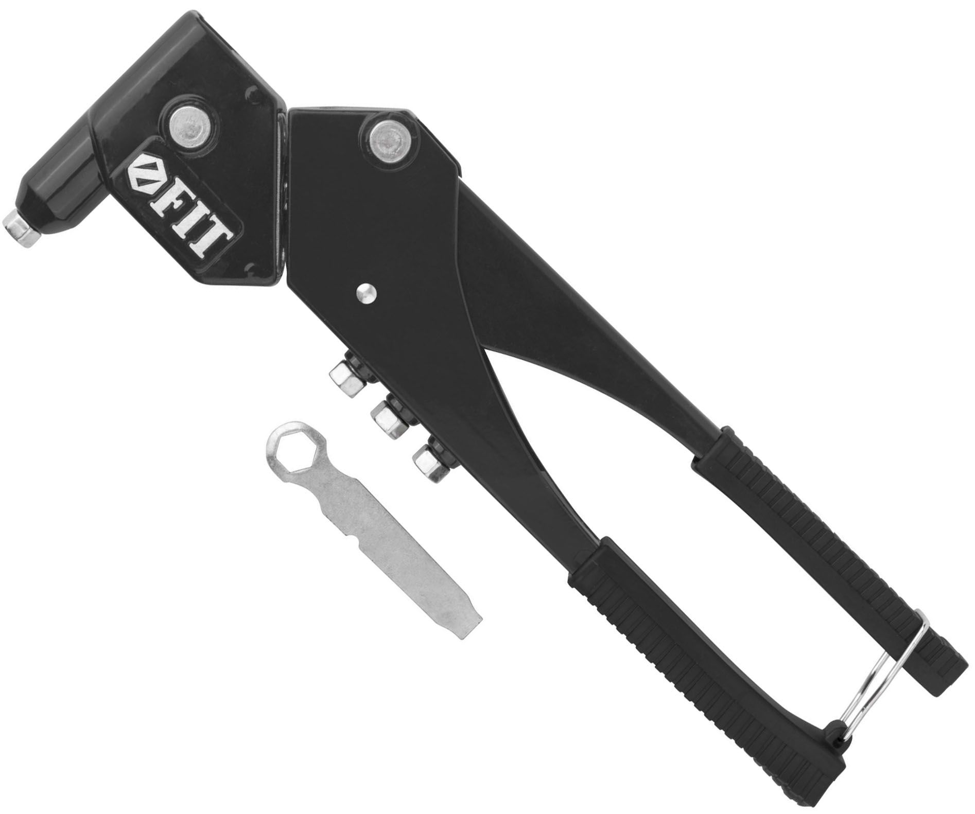 Заклепочник ручной вытяжной поворотный (2.4-4.8 мм) 280 мм, FIT 32035 - фото