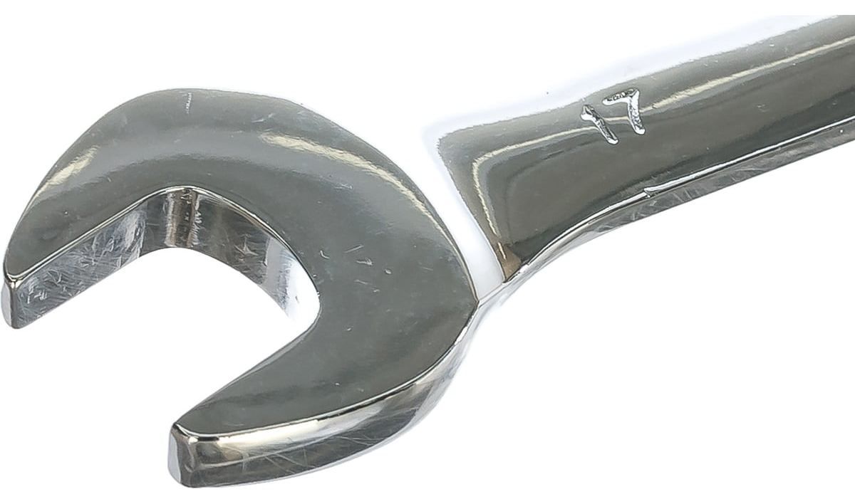 Ключ комбинированный трещеточный 17 мм Matrix 14810, хромованадиевая сталь - фото