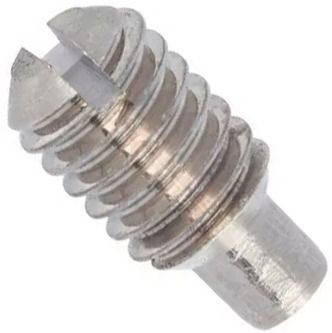 Винт установочный М10х10 DIN 417 с цапфой, нержавеющая сталь А4 - фото