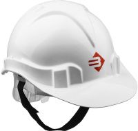 Каска защитная белая с универсальным креплением для наушников и щитков ЗУБР 11090-2