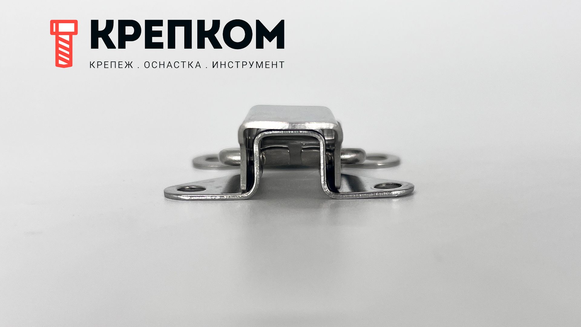 Мини защелка для ящиков и кейсов L=22 B31C-201, нержавеющая сталь - фото