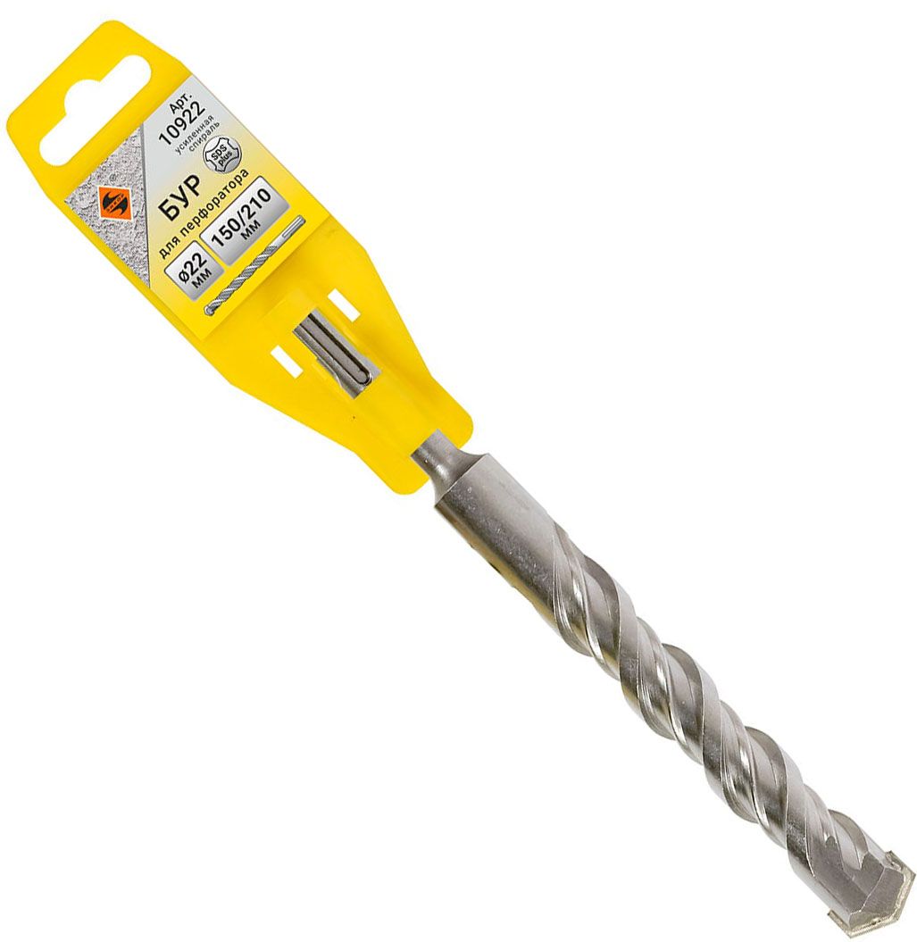 Бур по бетону усиленный SDS-plus 22х150/210 мм, Энкор 10922 - фото