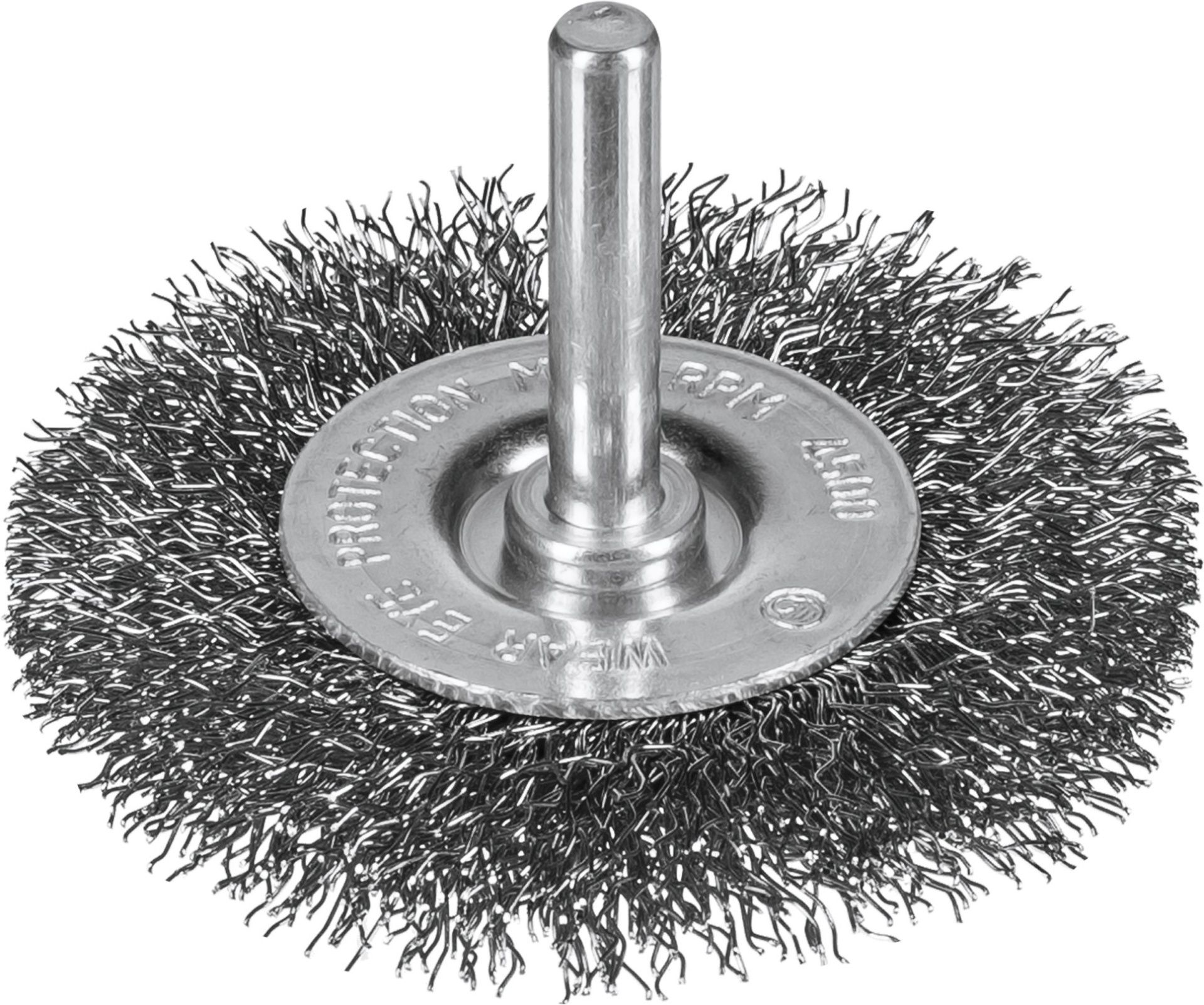 Щетка дисковая гофрированная для дрели №1155 100 мм Blueshark 51155, сталь - фото