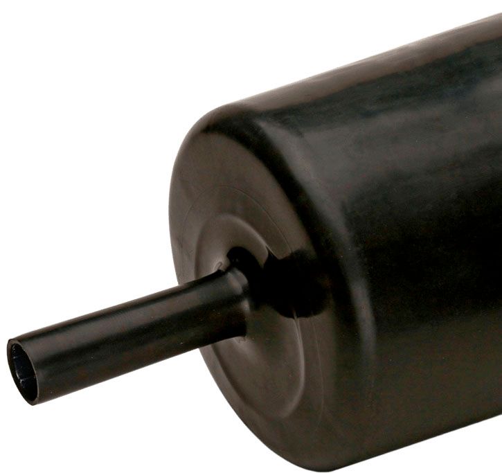 Трубка термоусадочная ТТ-(6х) 33/5,5х1.2 м, KBT 65753, черная - фото