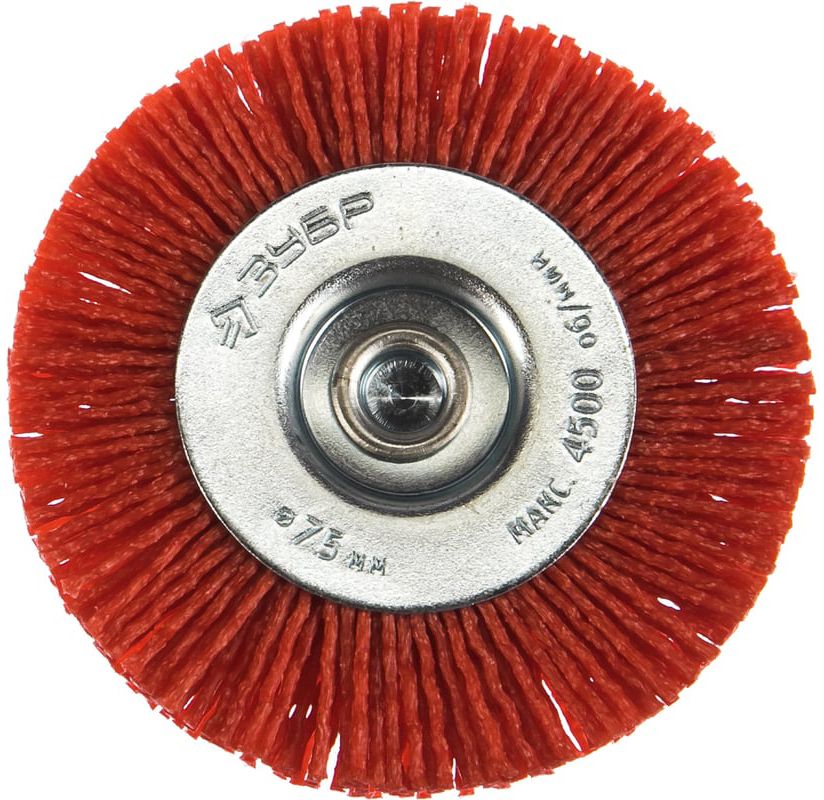 Щетка дисковая для дрели Профессионал ЗУБР, нейлон - фото