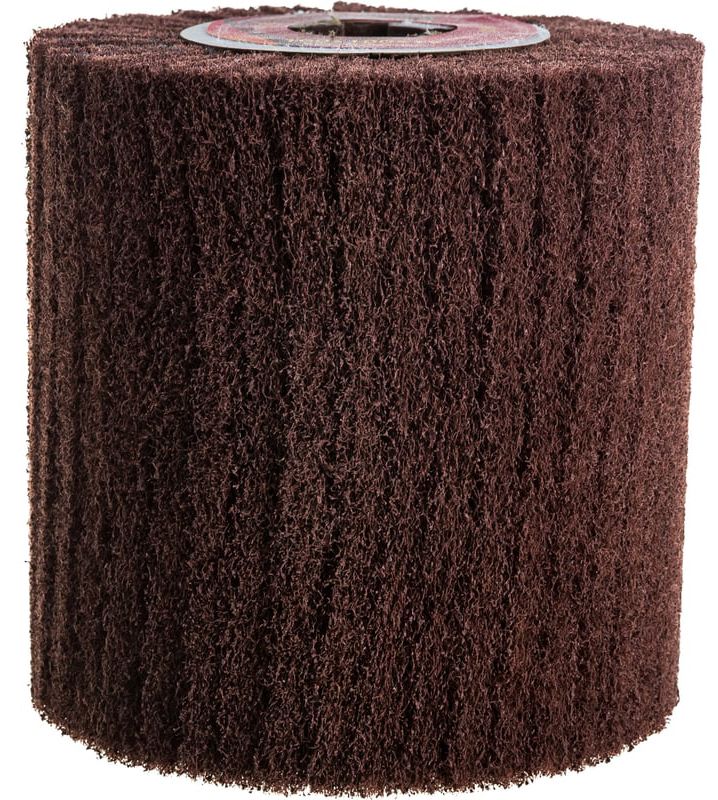 Барабан шлифовальный лепестковый 100х100х19 мм (ступица со шлицами) Р180 Fine Messer 11-56-180 - фото