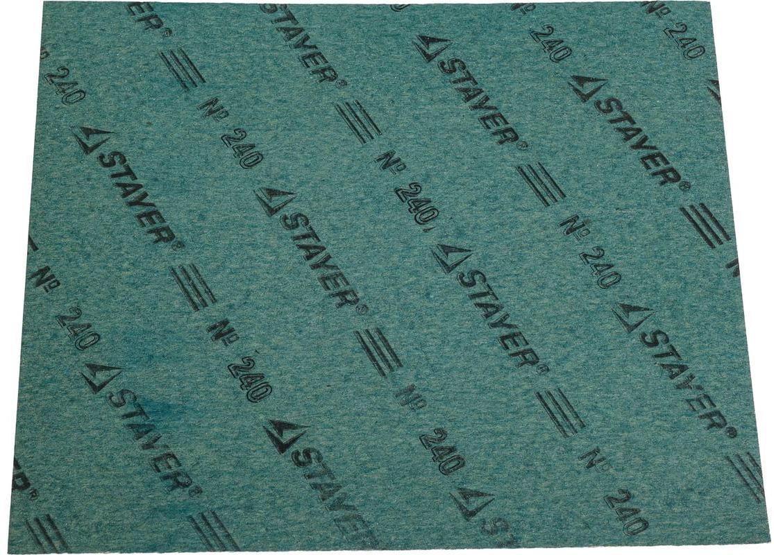 Лист шлифовальный на бумажно-латексной основе 230х280 мм Stayer Master 35425, 5 шт - фото