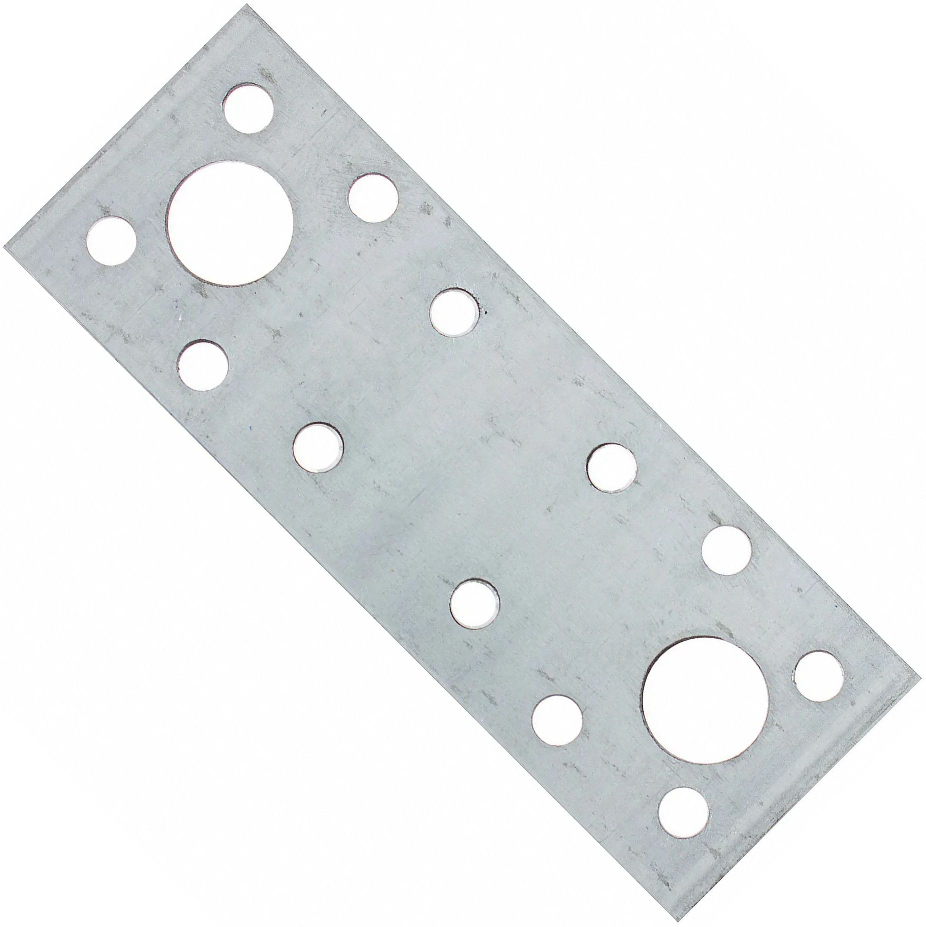 Крепежная пластина 100х40х2 мм KP, оцинкованная сталь - фото